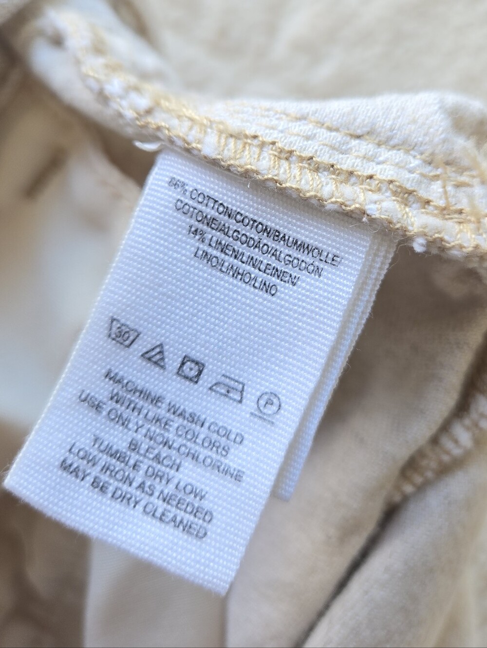 Free People City of Lights Cream Ribbed Tank Top and White High-Waist Jeans 30 - Picture 8 of 11